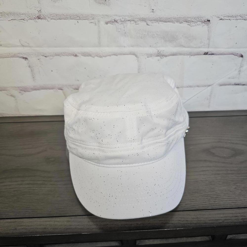 Magnolia and Vine White Sparkle Snap Cap